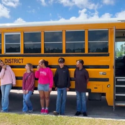 Schoolchildren avert disaster after bus driver passes out behind the wheel